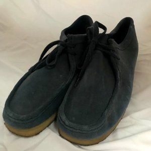 Clarks Original Wallabee , Mens Blue Grey Suede